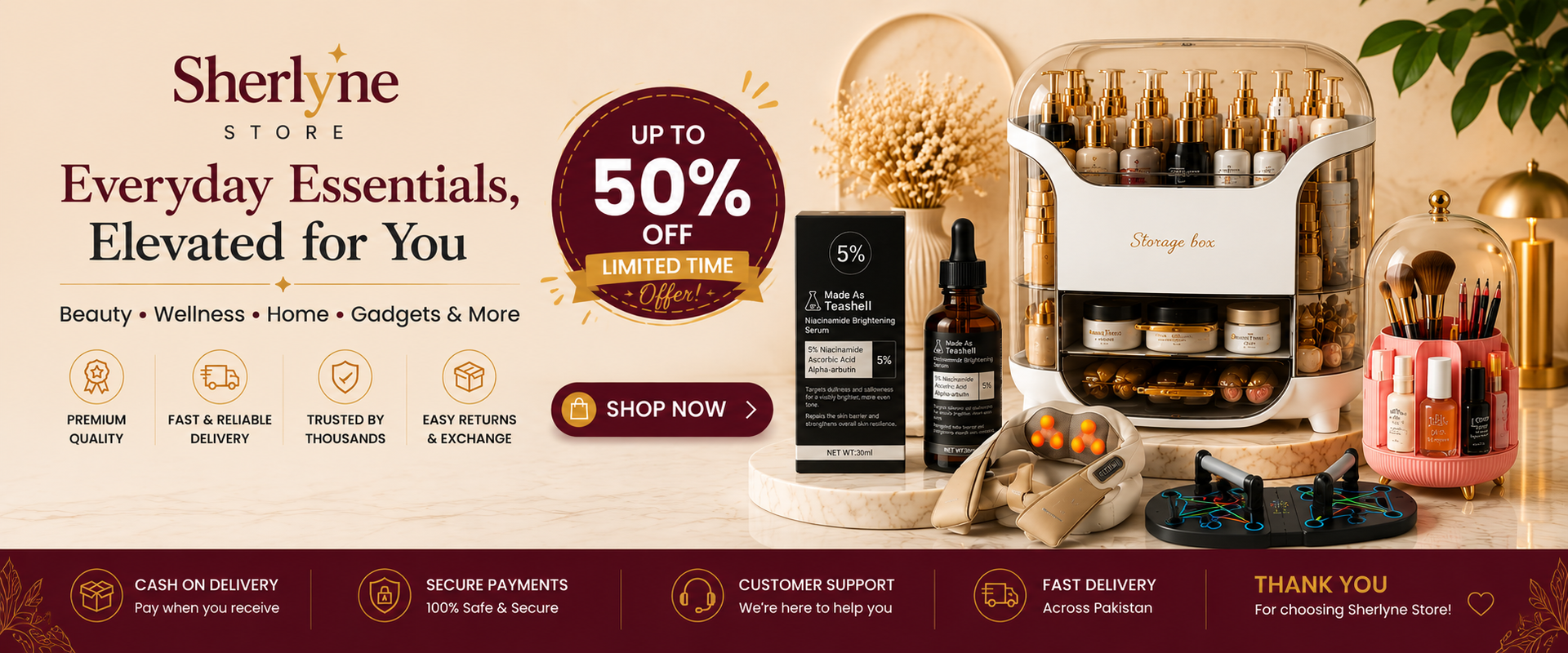 Brand banner