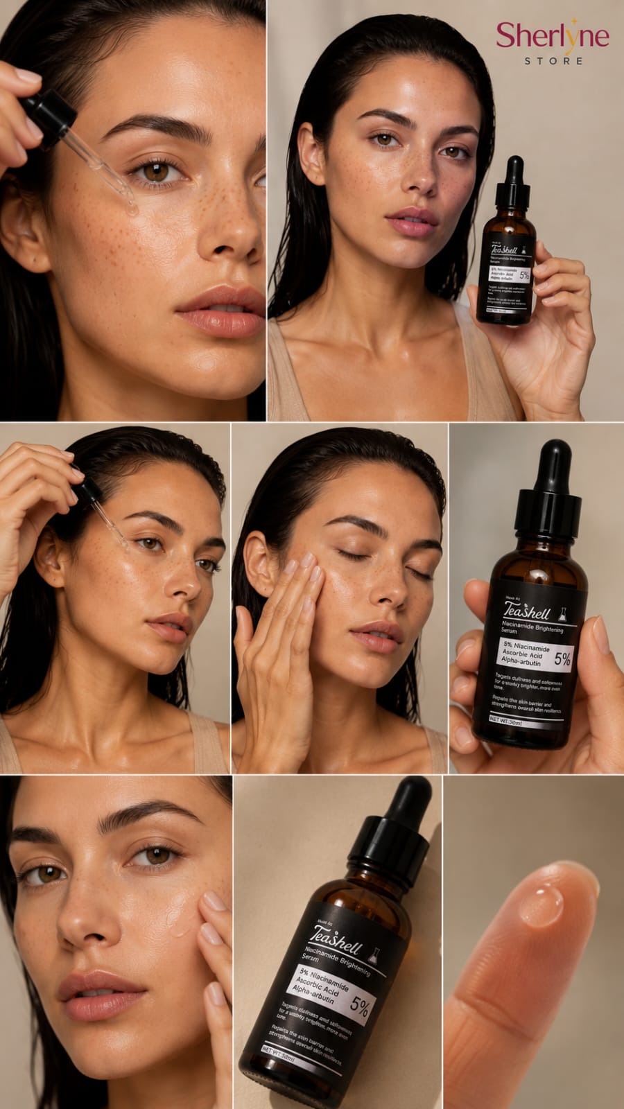 Teashell 5% Niacinamide Brightening Serum